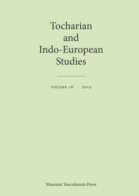Tocharian and Indo-European Studies 16 1