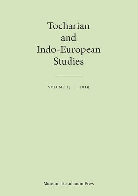 Tocharian and Indo-European Studies 19 1