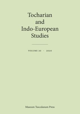 Tocharian and Indo-European Studies 20 1