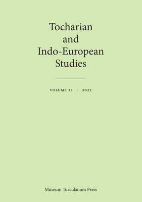 Tocharian and Indo-European Studies 21 1