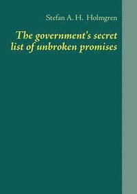 bokomslag Government's Secret List of Unbroken Promises