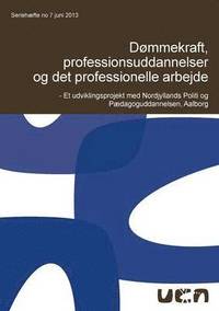 bokomslag Dommekraft, Professionsuddannelser Og Det Professionelle Arbejde