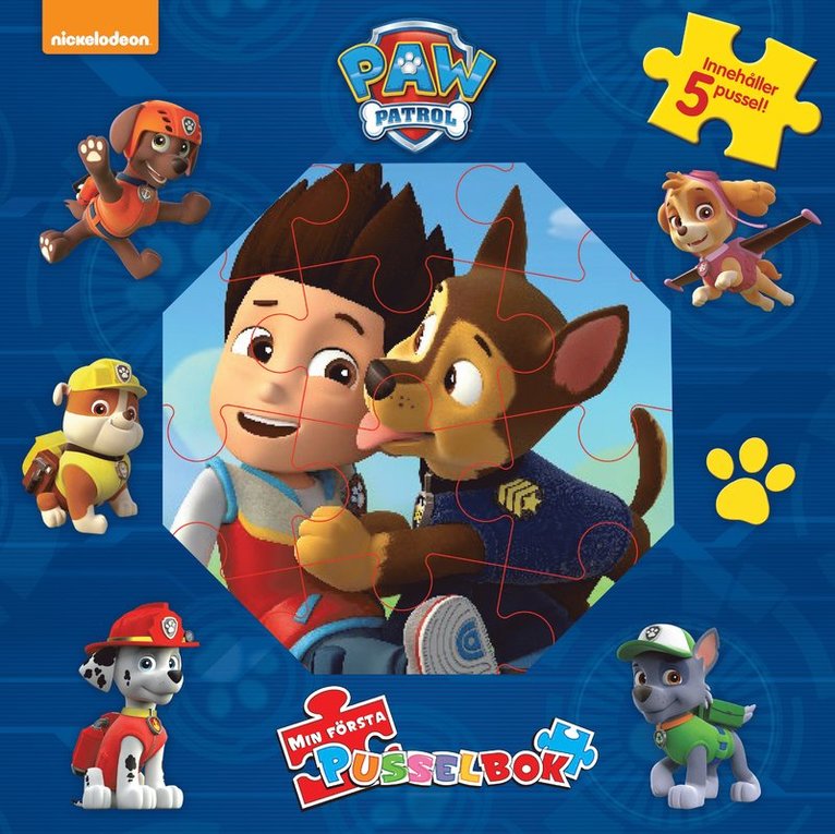 Paw Patrol - Min första pusselbok 1