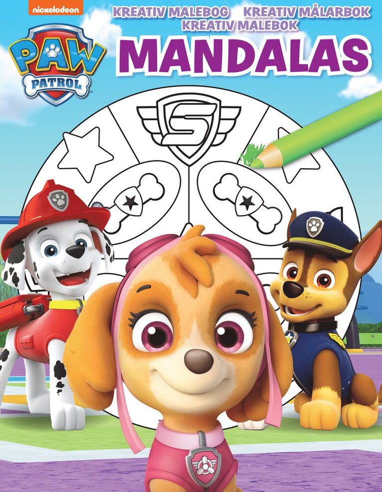 Nickelodeon Paw Patrol. Mandalas, Inbunden
