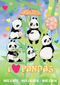 bokomslag I love Pandas Målarbok