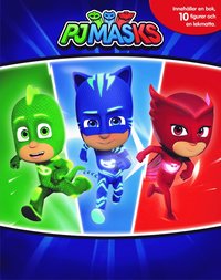 bokomslag PJ Masks (bok, figurer och lekmatta)