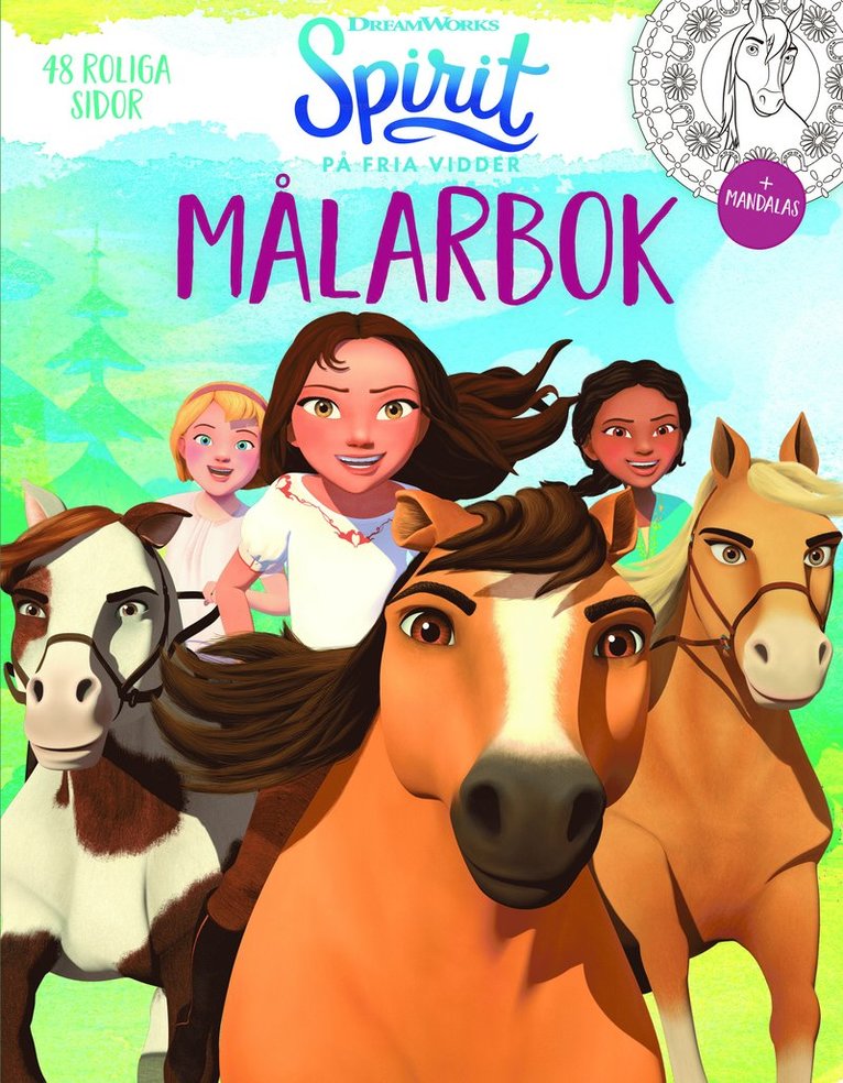 Spirit. På fria vidder : målarbok, Häftad