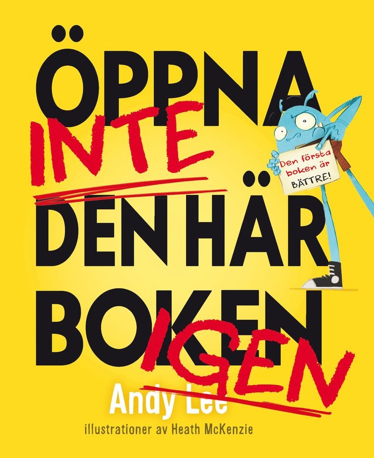 Andy Lee - Öppna inte den här boken igen, Kartonnage