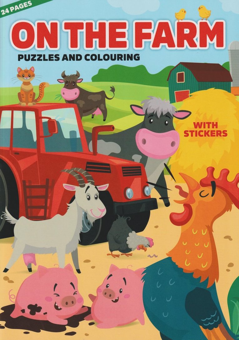 red - On the farm, Häftad