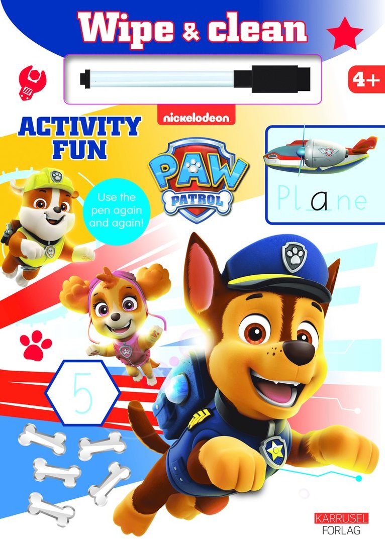 Nickelodeon - Paw Patrol - Wipe & Clean - Activity Fun 1