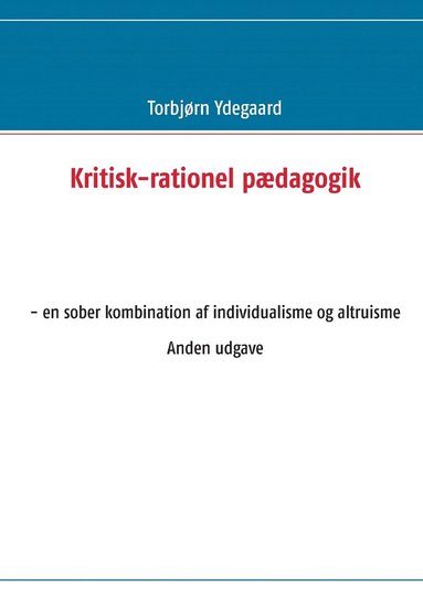 bokomslag Kritisk-rationel pdagogik