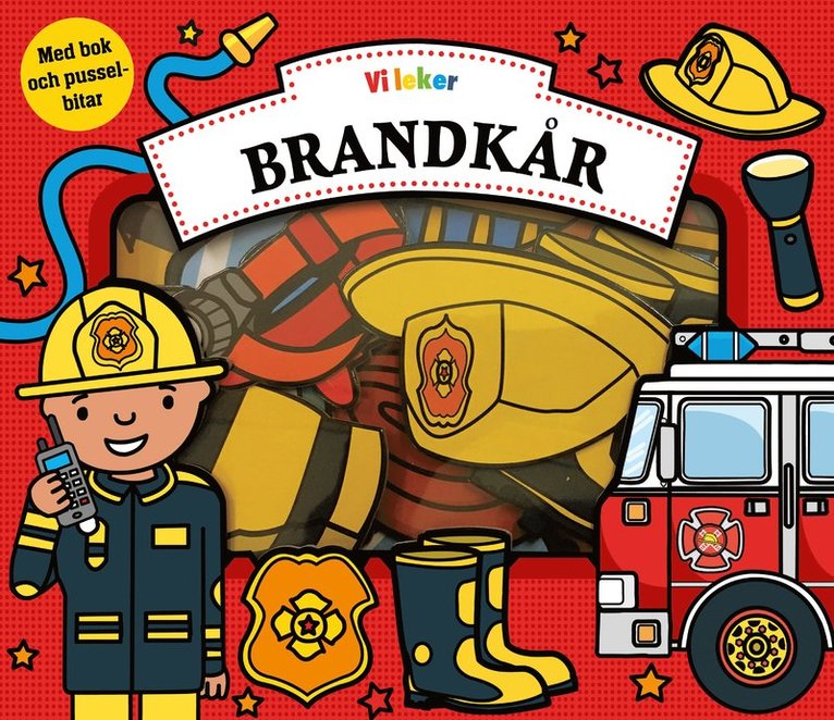 Roger Priddy - Vi leker brandkår - med pusselbitar, Kartonnage