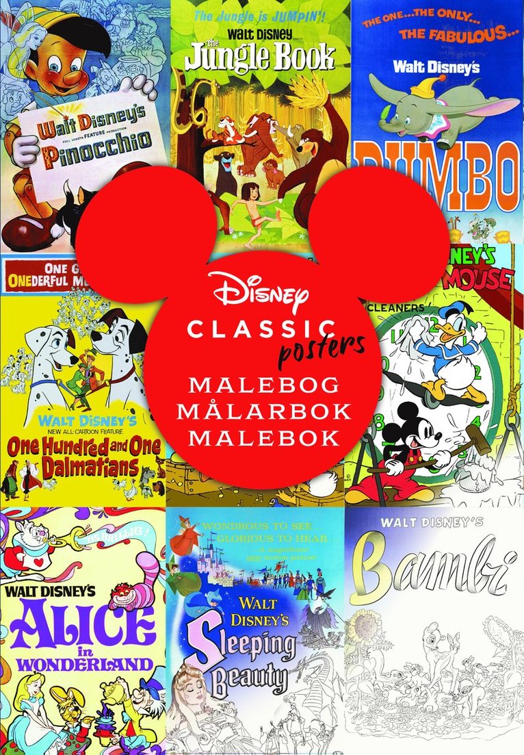 Disney Classic Posters Delux målarbok 1
