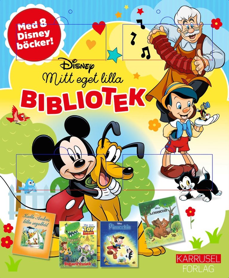 Disney Mitt eget lilla Bibliotek- Musse, Pluto & Pinocchio 1