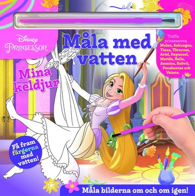 bokomslag Måla med vatten. Disney Prinsessor