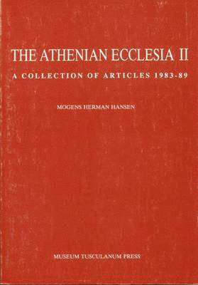 The Athenian ecclesia 1983-1989 1