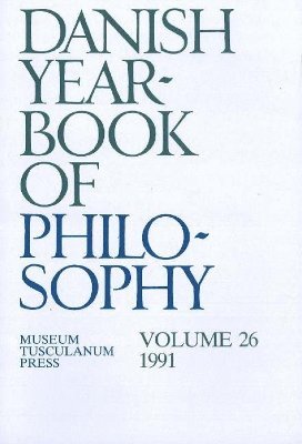 bokomslag Danish yearbook of philosophy