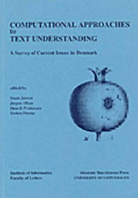 bokomslag Computational Approaches to Text Understanding