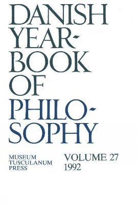 Museum Tusculanum Press - Danish Yearbook of Philosophy, Häftad