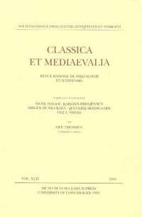 bokomslag Classica et Mediaevalia