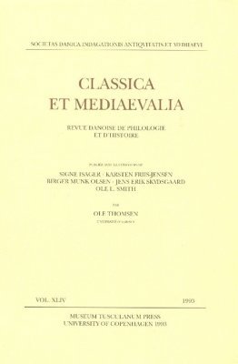 bokomslag Classica et Mediaevalia