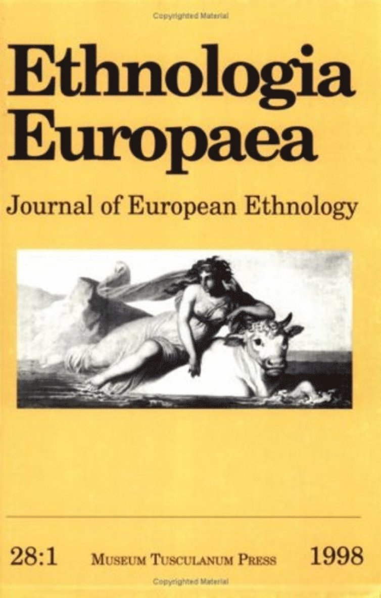 Bjarne Stoklun - Ethnologia Europaea vol. 27:1, Inbunden