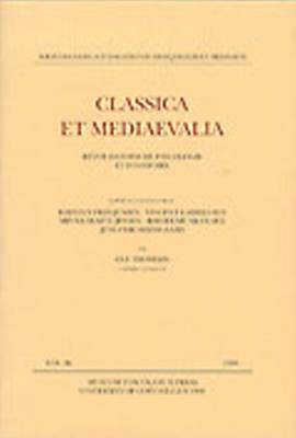 bokomslag Classica et Mediaevalia