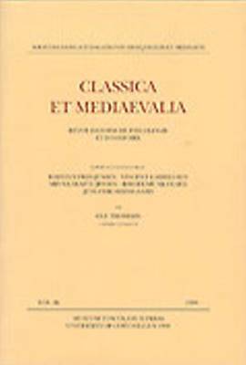 bokomslag Classica et mediaevalia