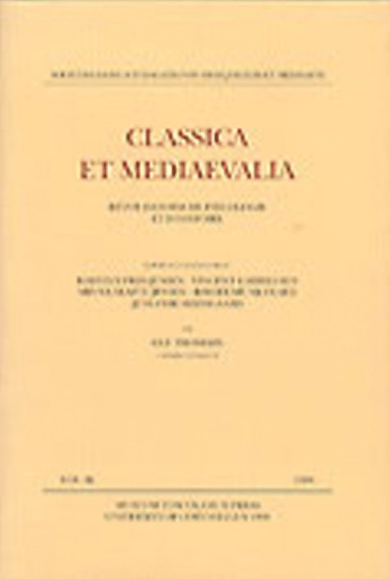 Classica et Mediaevalia