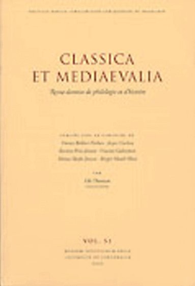 Ole Thomse, Tønnes Bekker-Nielsen, Jesper Carlsen, Karsten Friis-Jensen, Vincent Gabrielsen, Minna Skafte Jensen, Birger Munk Olsen - Classica et Mediaevalia, Häftad