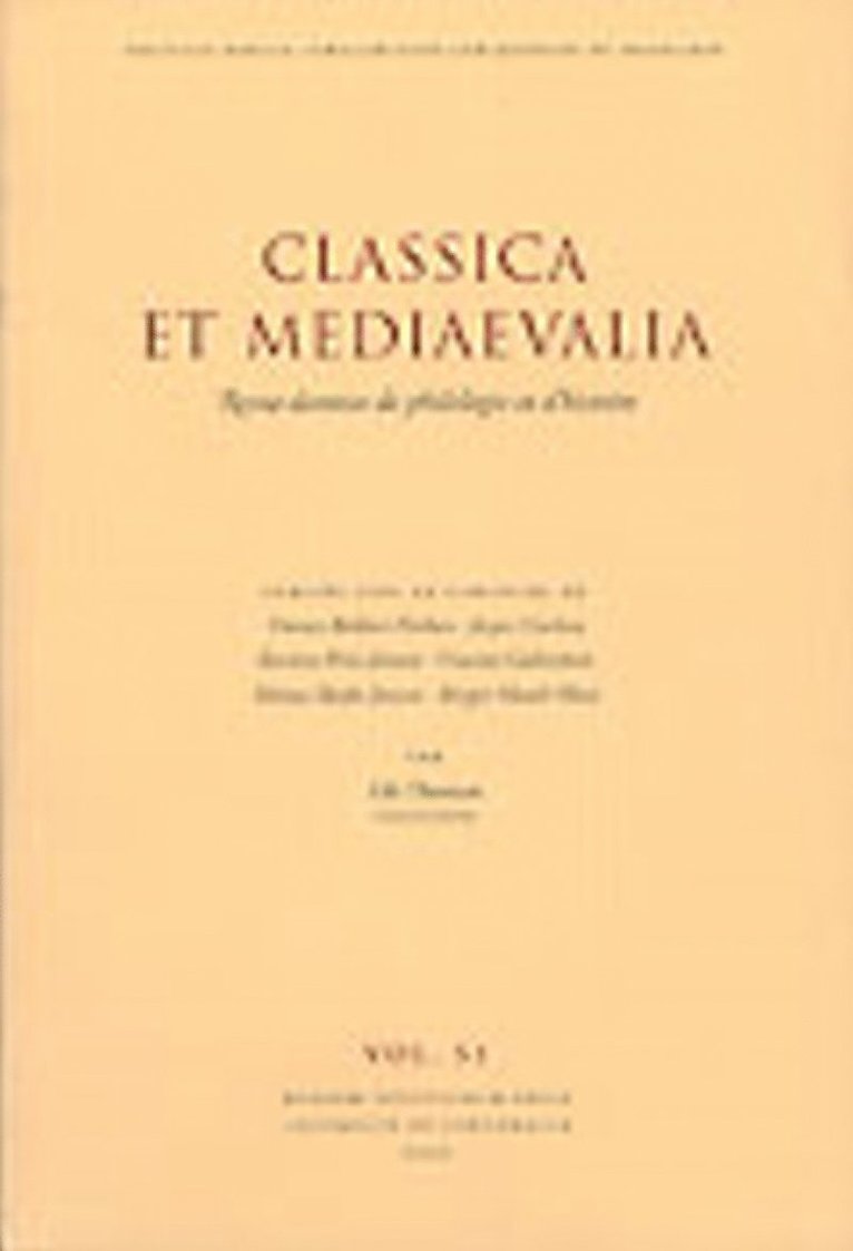 Classica et Mediaevalia