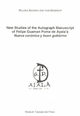 bokomslag New Studies of the Autograph Manuscript of Felipe Guaman Poma de Ayala's Neuva coronica y buen gobierno
