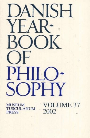 Fenn Collin - Danish Yearbook of Philosophy, Häftad