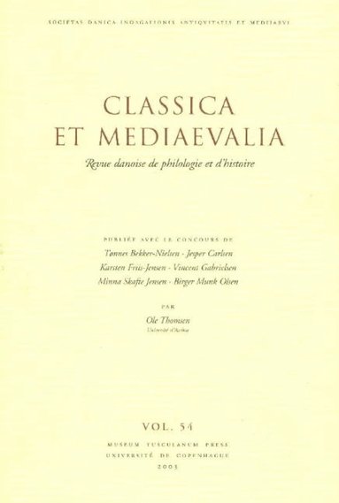Ole Thomse - Classica et Mediaevalia, Häftad