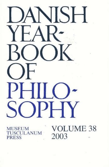 Finn Colin - Danish Yearbook of Philosophy, Häftad