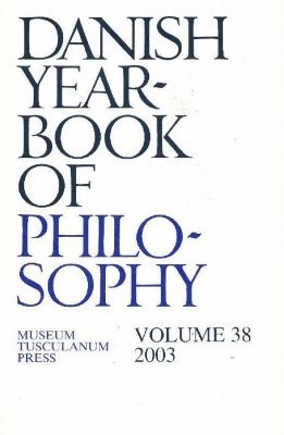 bokomslag Danish yearbook of philosophy