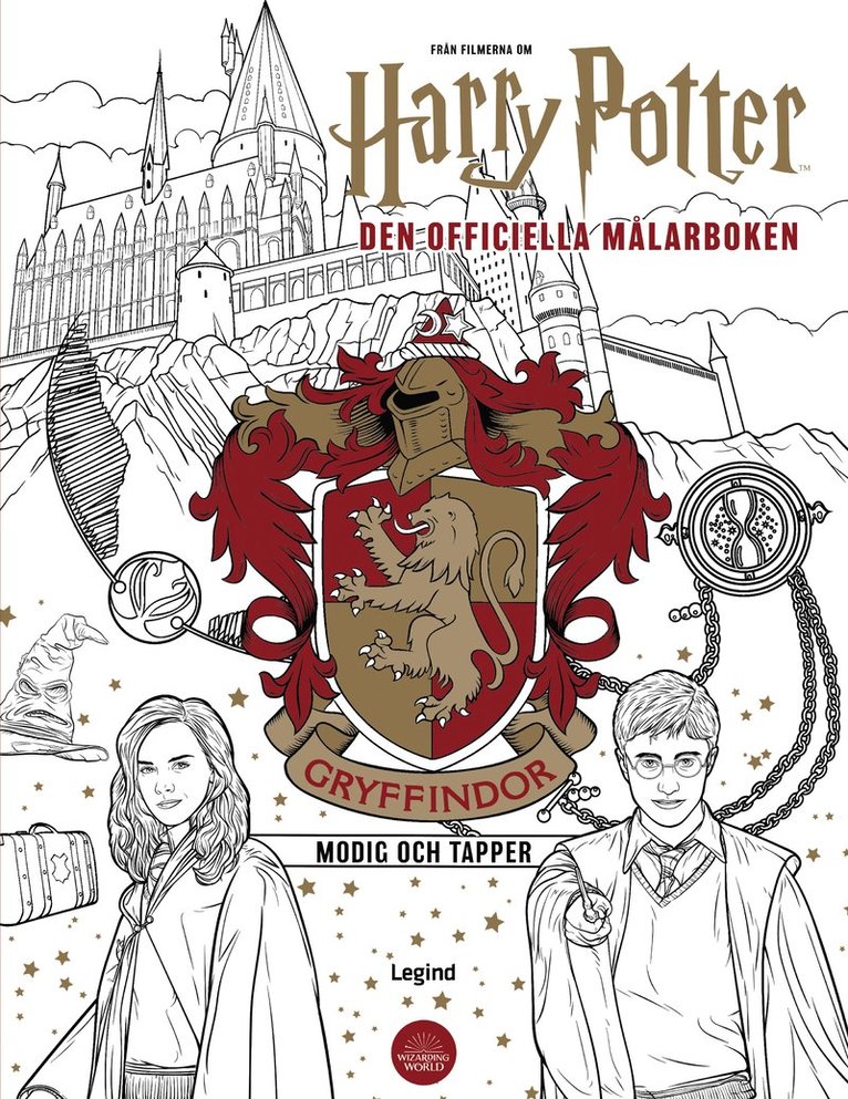 Harry Potter - Den officiella målarboken : Gryffindor 1
