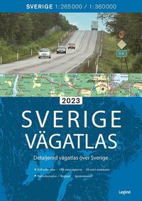 bokomslag Sverige vägatlas 2023