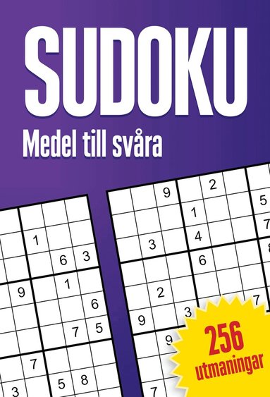 Sudoku : 256 sudokun, medel till svåra, Häftad