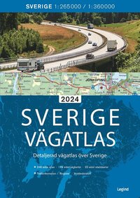 bokomslag Sverige vägatlas 2024