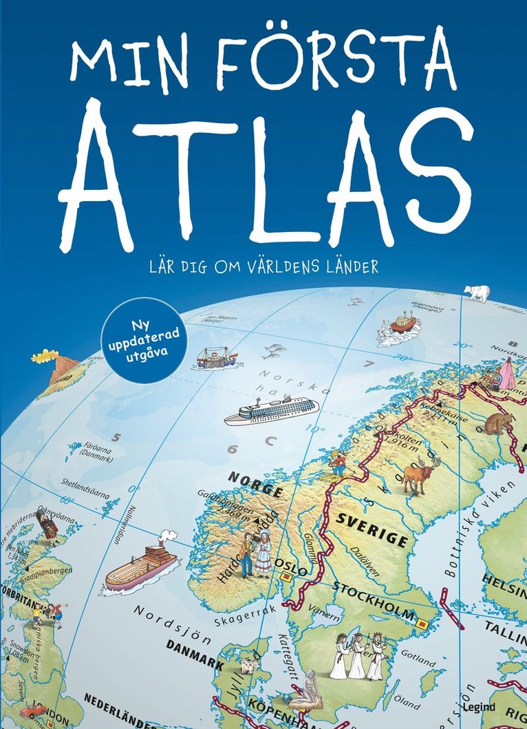 Min första atlas : lär dig om världens länder 1