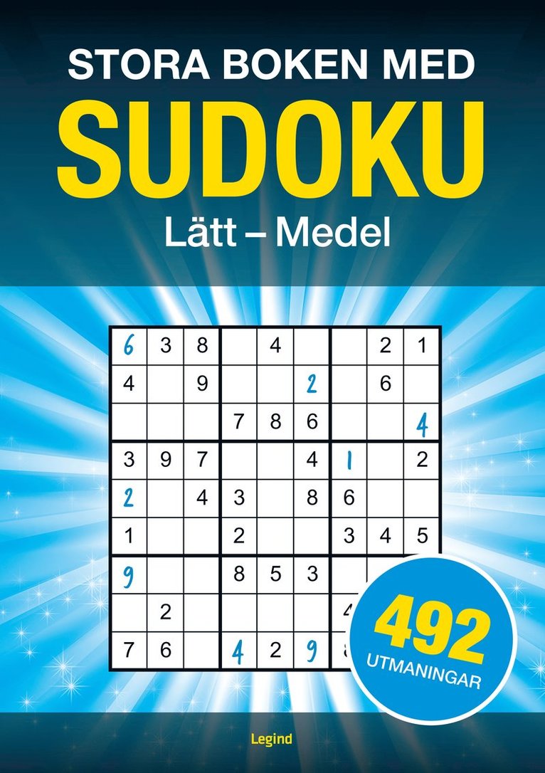 Stora boken med Sudoku : 492 sudokun, lätt till medel 1