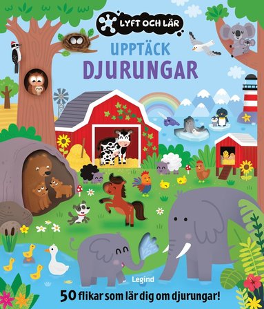 bokomslag Upptäck djurungarna : 50 flikar som lär dig om djurungar