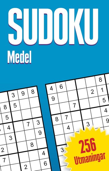 bokomslag Sudoku : medel, 256 utmaningar