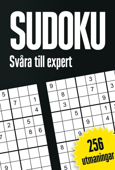 bokomslag Sudoku : svåra till expert, 256 utmaningar