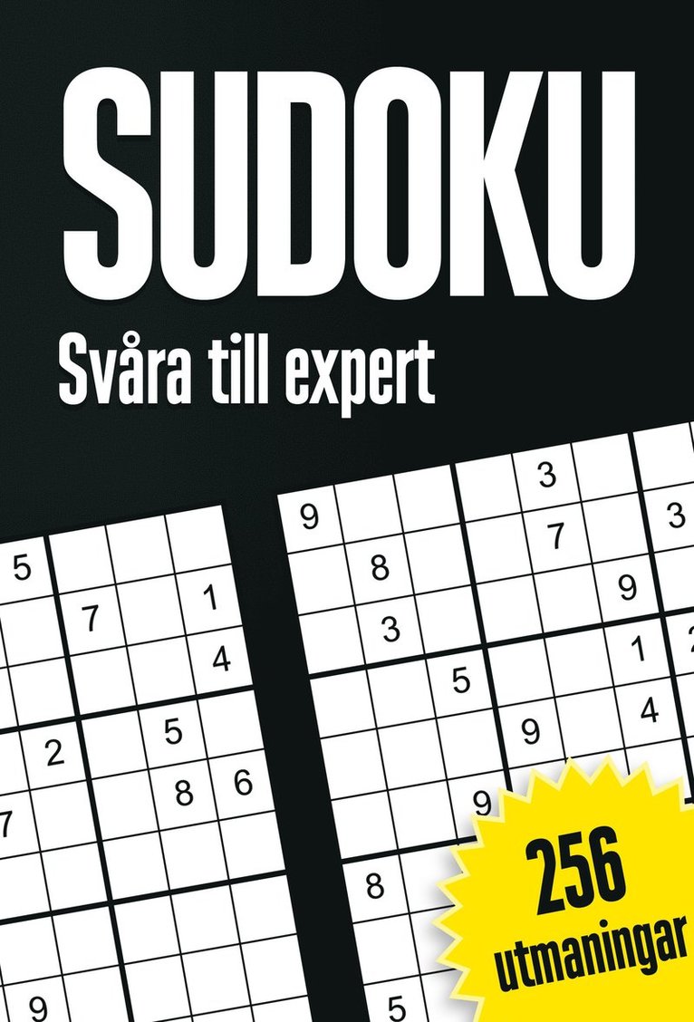 Sudoku : svåra till expert, 256 utmaningar 1