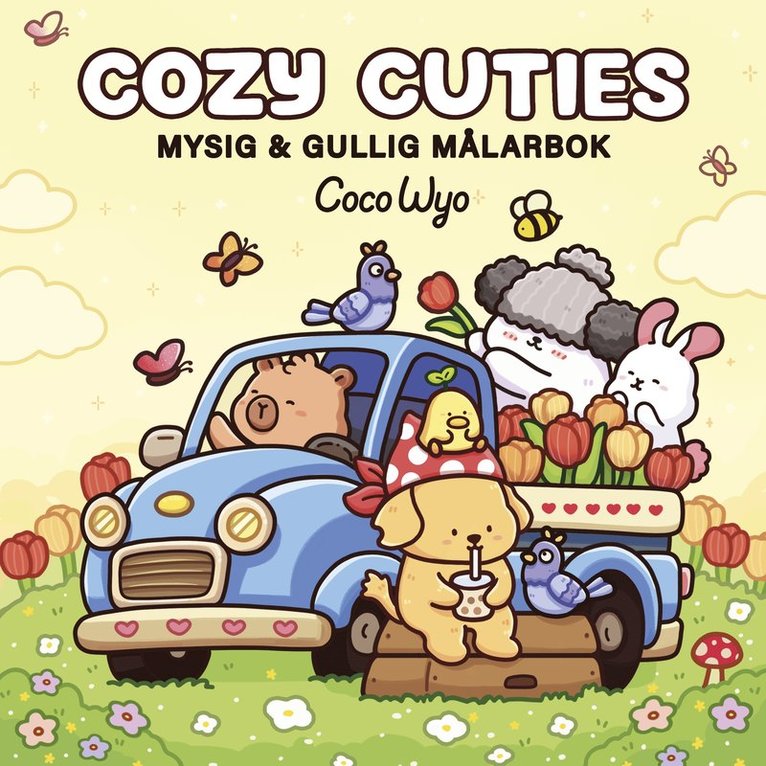 Cozy Cuties : mysig och gullig Coco Wyo målarbok 1