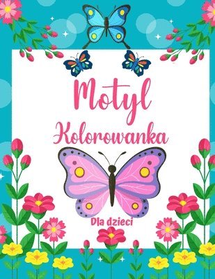 bokomslag Motyl kolorowanka dla dzieci