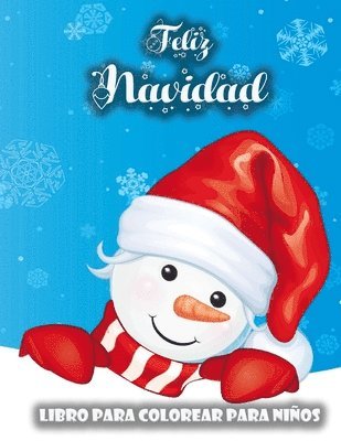 bokomslag Libro de Navidad para colorear para niños