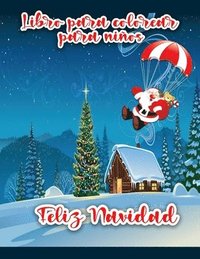 bokomslag Libro para colorear de Feliz Navidad para ninos